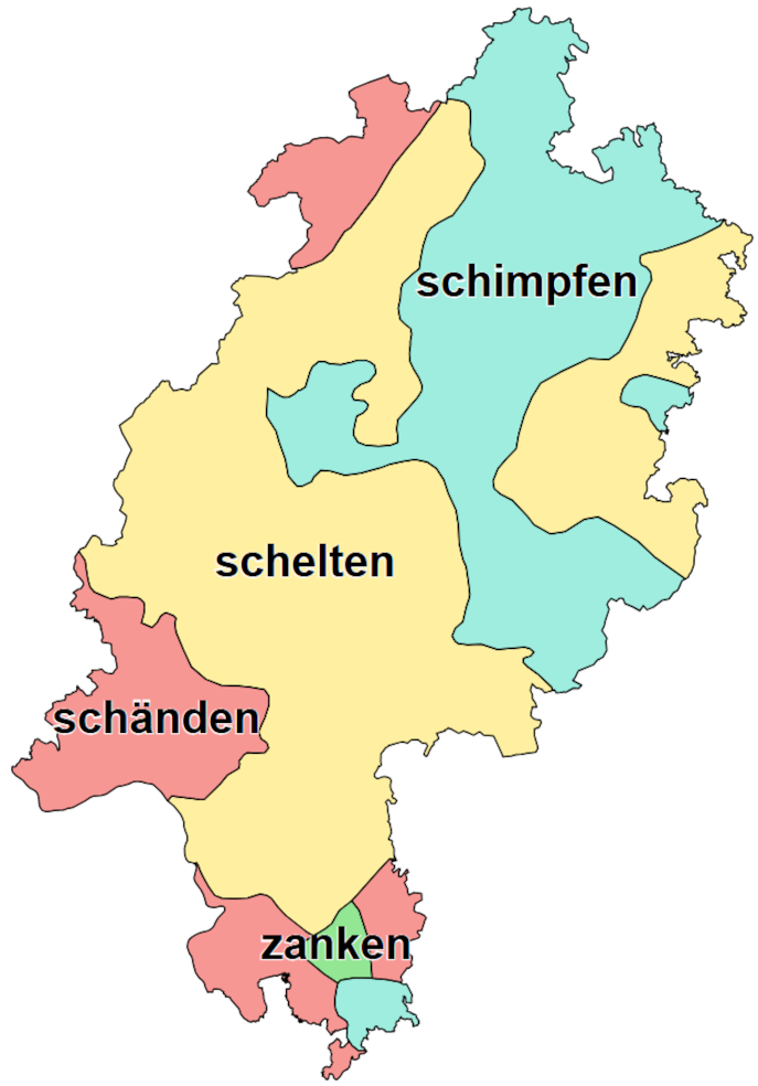 schimpfen