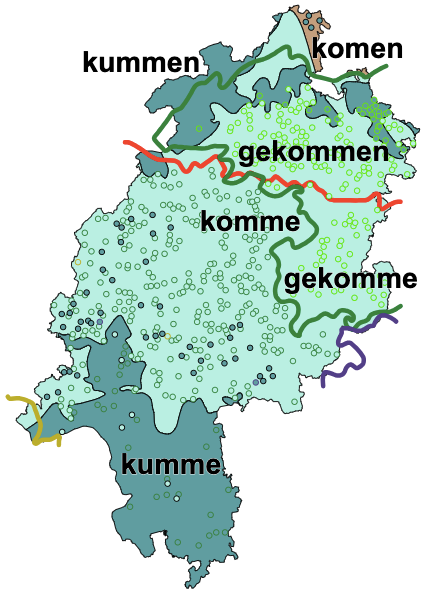 gekommen